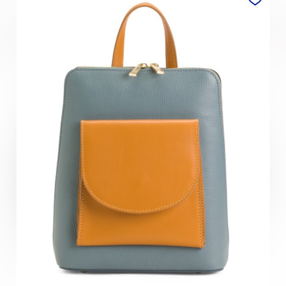 Divina Firenze Bags Divina Firenze Leather Backpack Poshmark